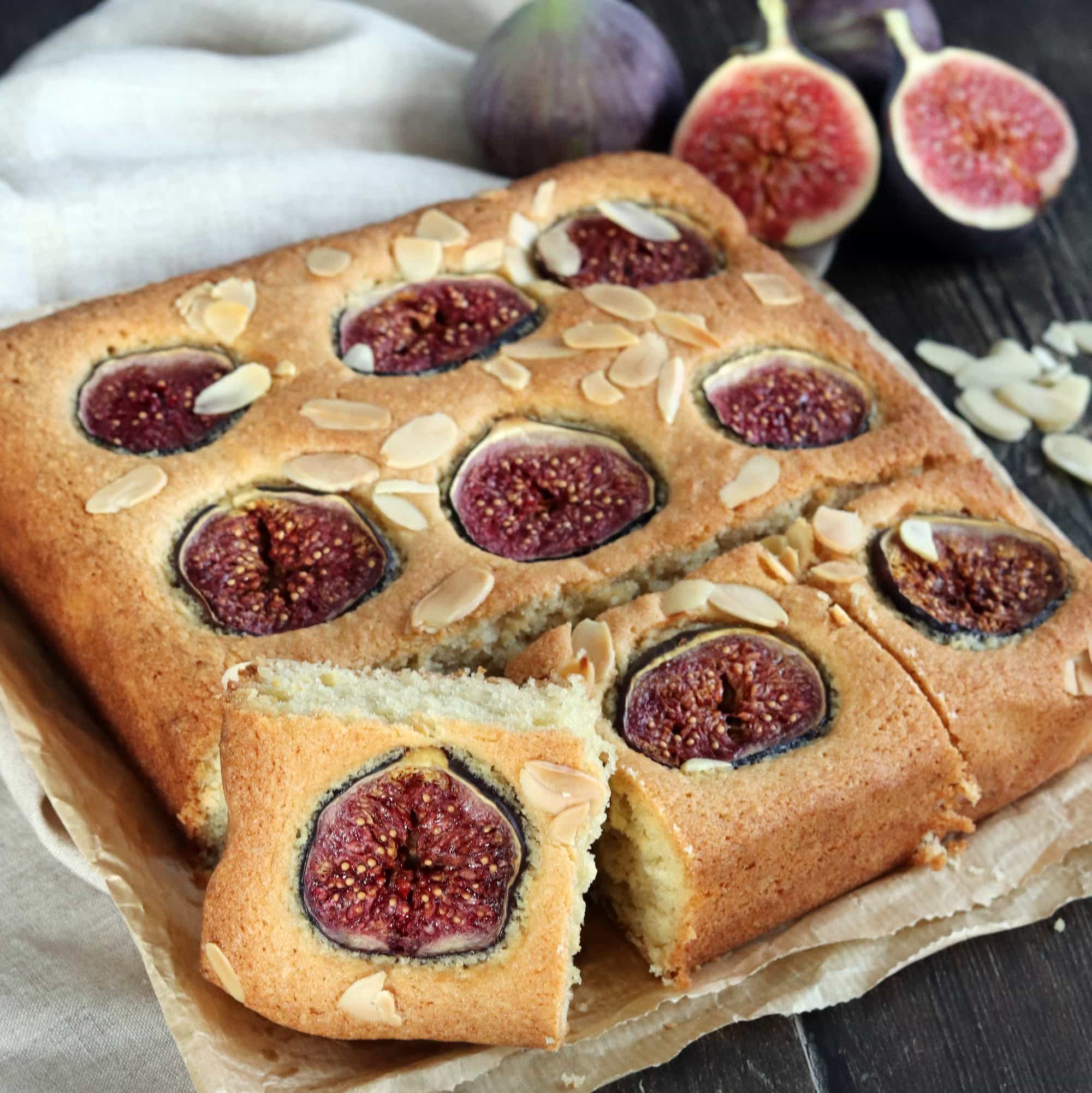 Fig and Almond Traybake