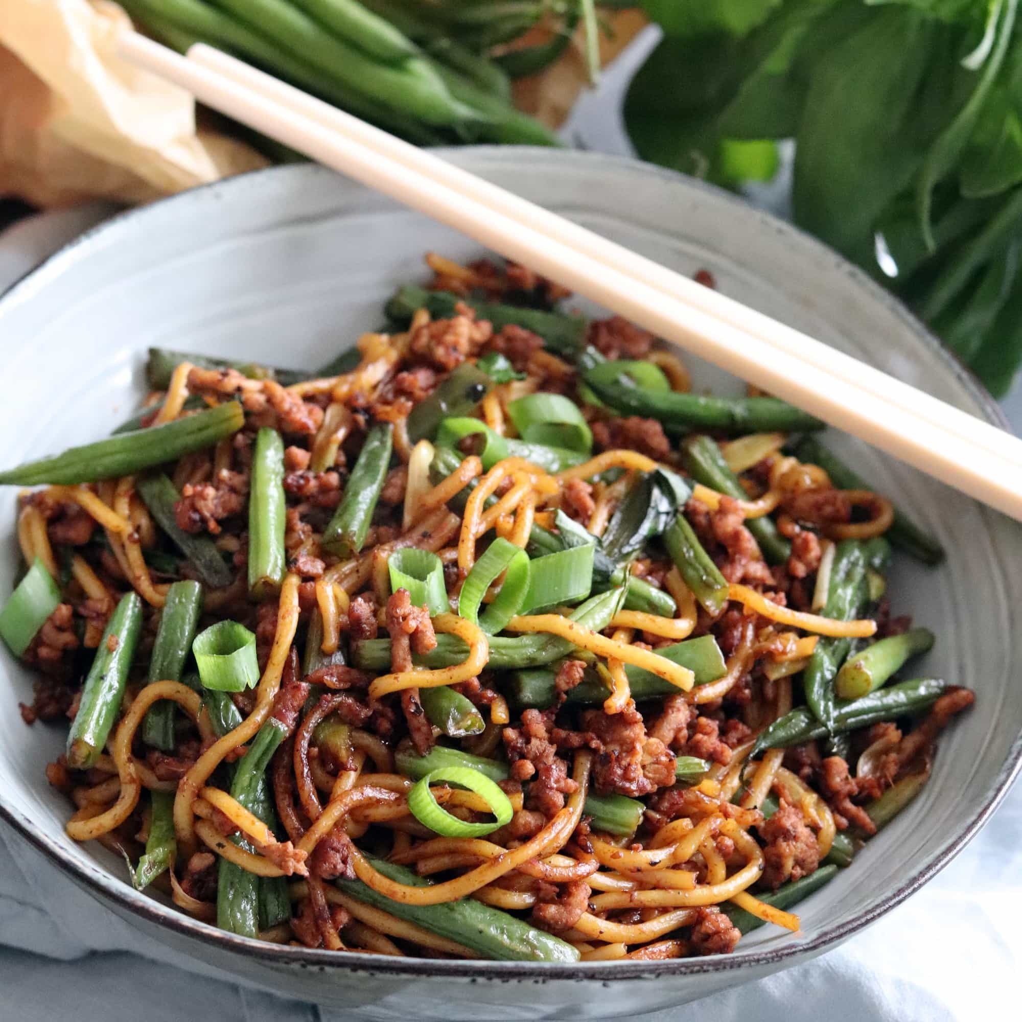 Pork & Green Bean Stir Fry 