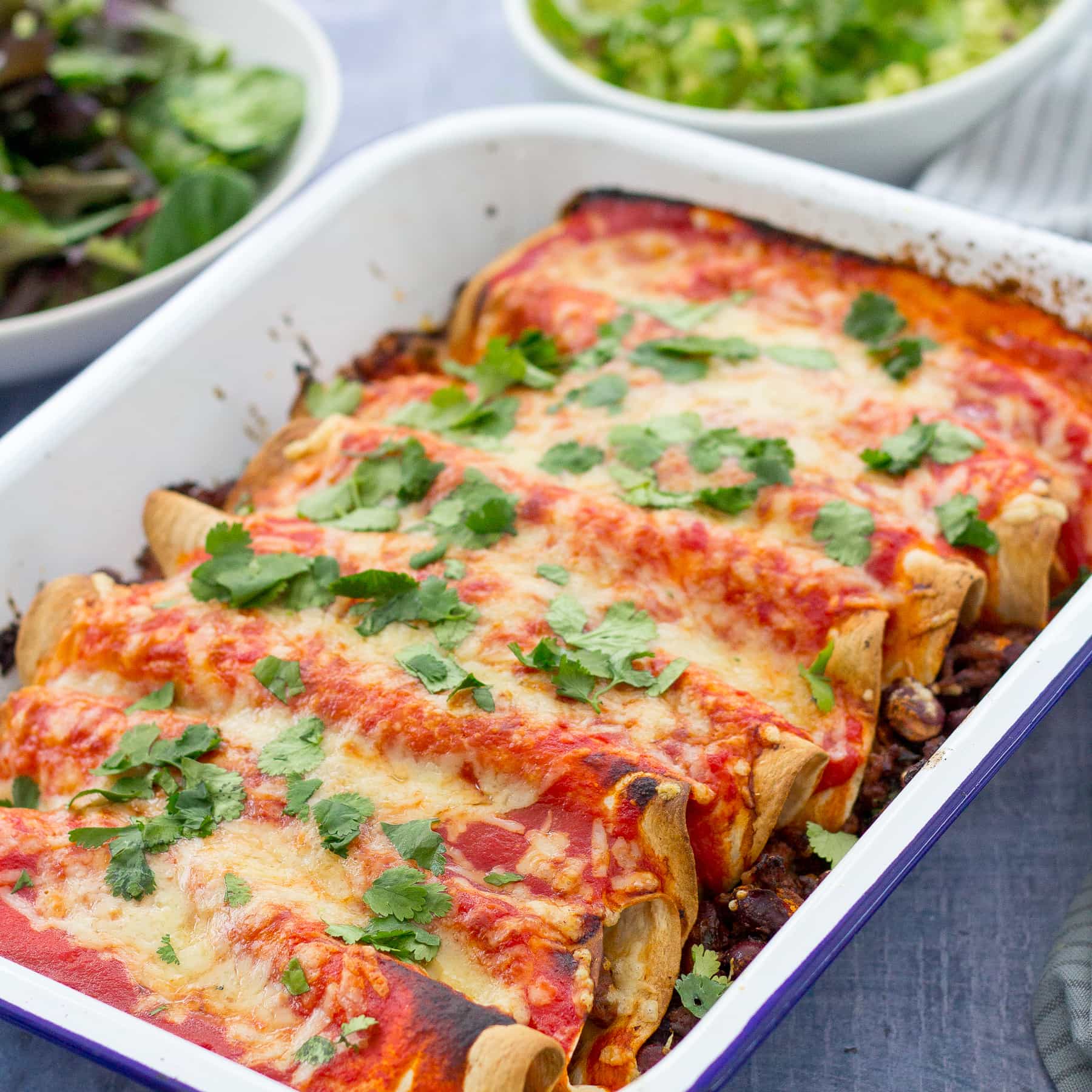 Easy Beef Enchiladas