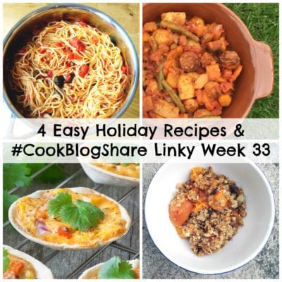 4 Easy Holiday Recipes and #CookBlogShare Linky Week 33