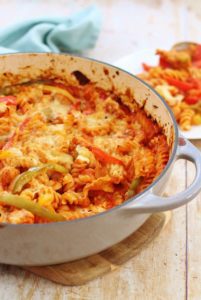 Easy One Pot Chicken Fajita Pasta