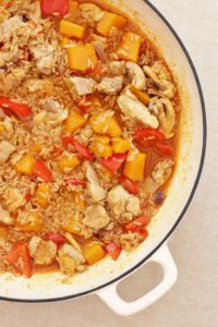 Chicken and Butternut Squash Pilaf