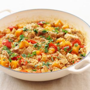 Chicken and Butternut Squash Pilaf