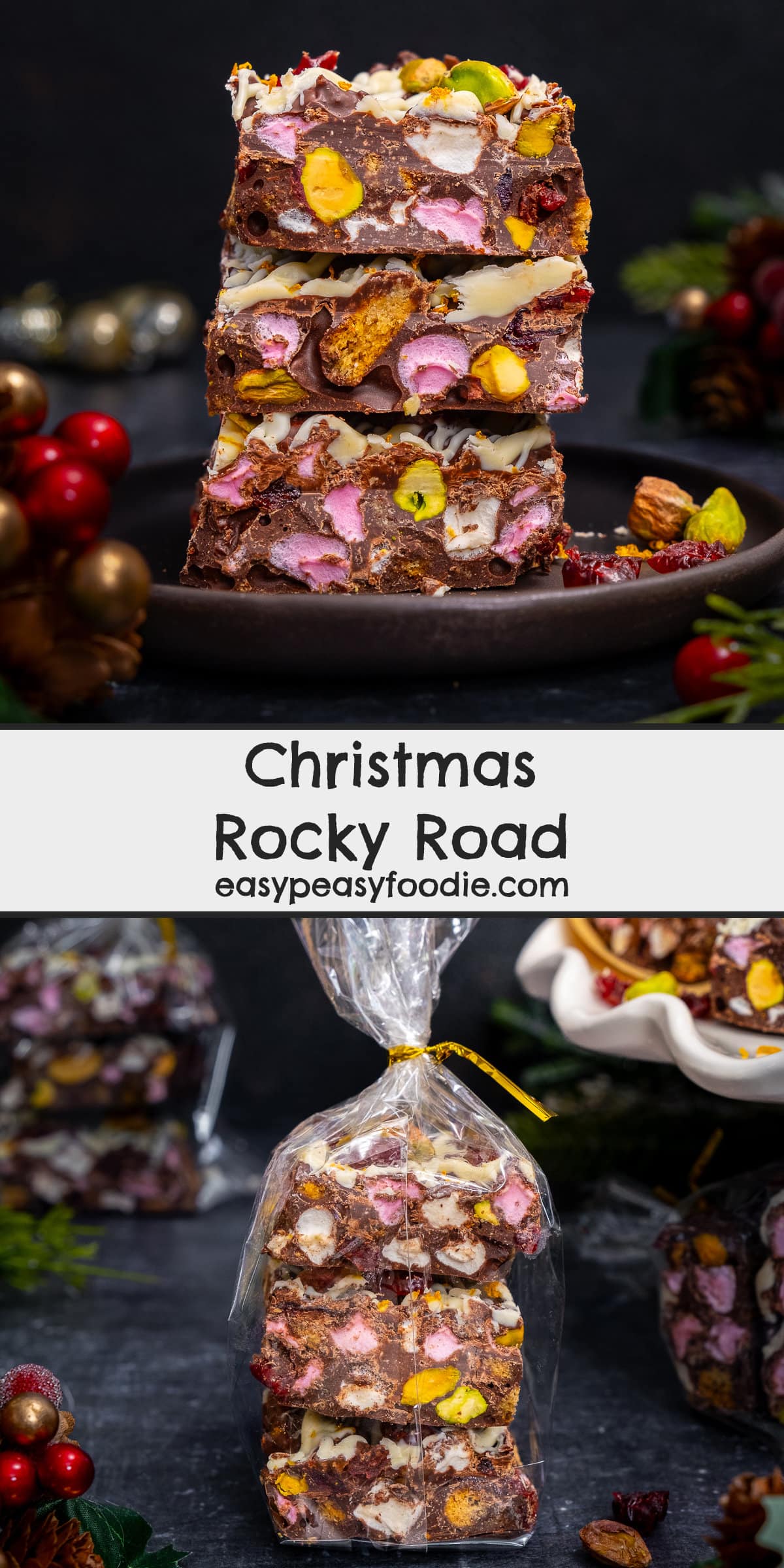 Christmas Rocky Road Pin