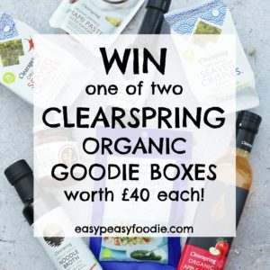 WIN one of 2 Clearspring organic goodie boxes worth £40 each!!