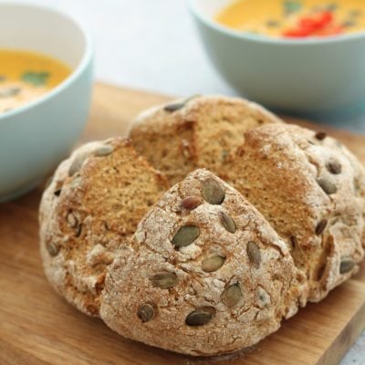 Pumpkin Seed and Rye Soda Bread