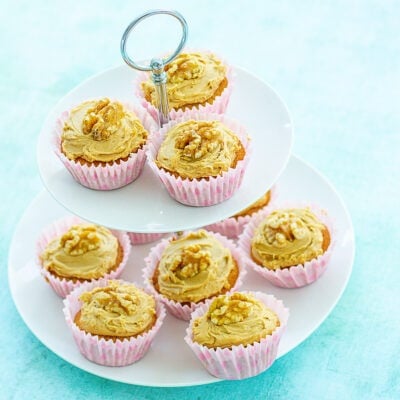 Coffee and Walnut Cupcakes