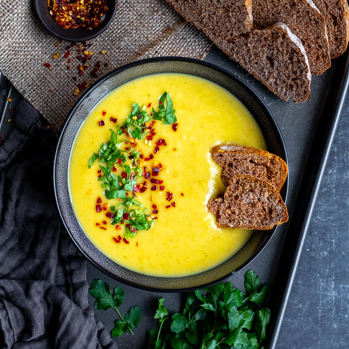 Curried Parsnip Soup Hero