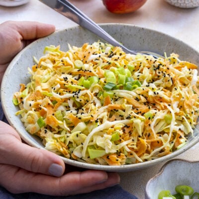 Easy Apple Coleslaw