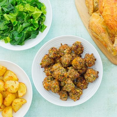 Easy Apricot and Pistachio Stuffing Balls