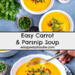 Easy Carrot and Parsnip Soup Pin