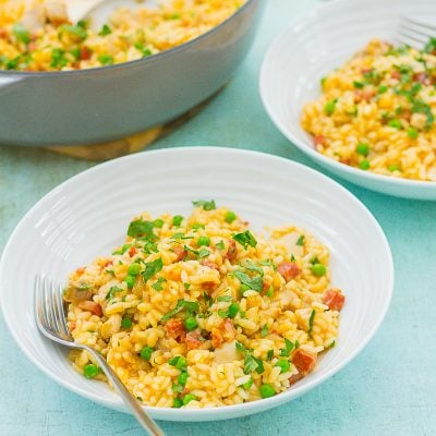 Easy Chicken and Chorizo Risotto