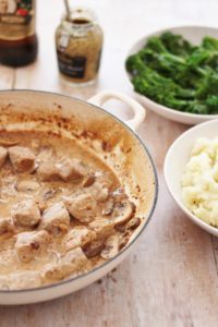 Easy Cider Cream and Mustard Pork