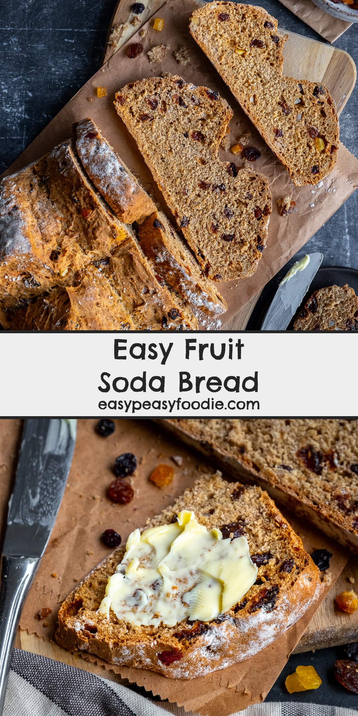 Easy Fruit Soda Bread Pin