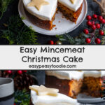 Easy Mincemeat Christmas Cake Pin