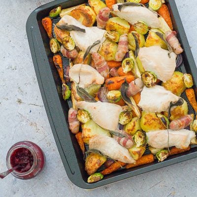 Easy Peasy Christmas Turkey Traybake