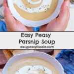 Easy Peasy Parsnip Soup Pin