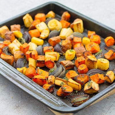 Easy Peasy Roasted Root Vegetables