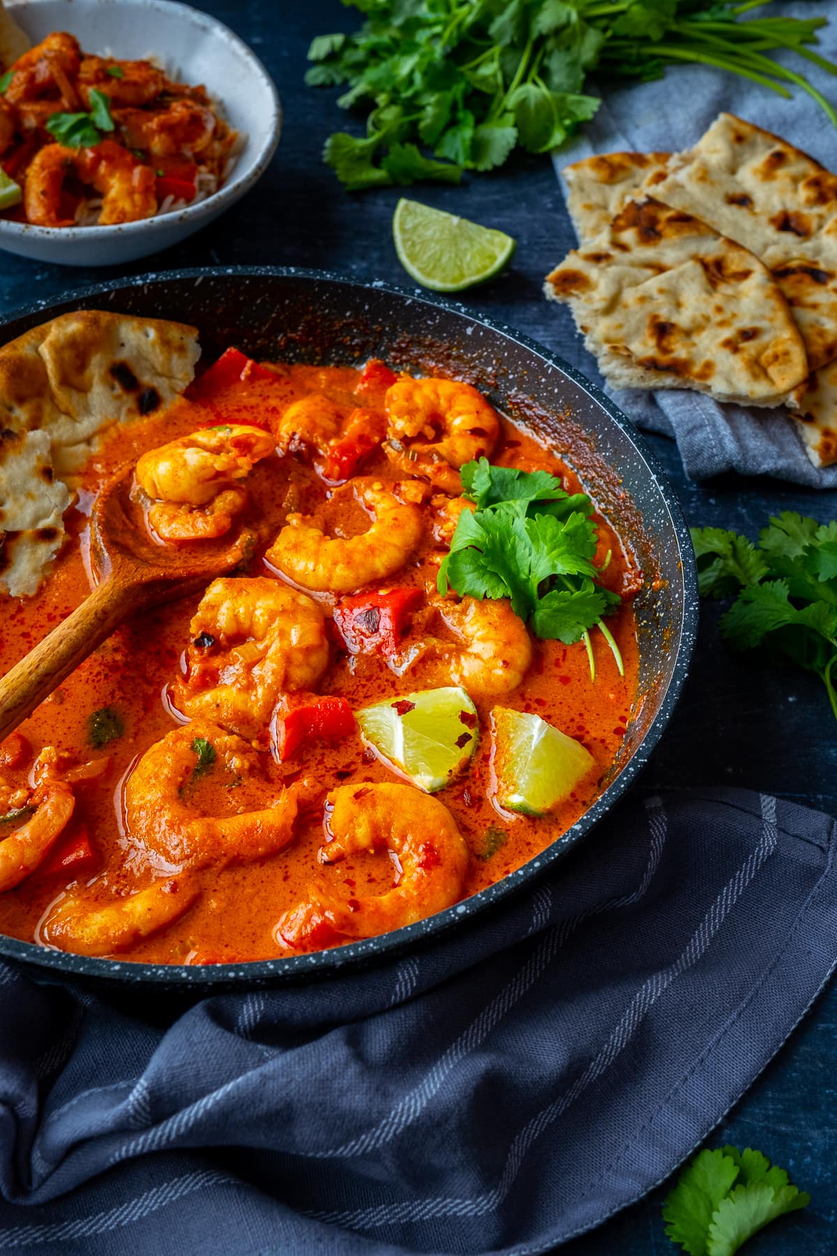 Easy Prawn Tikka Masala in the pan