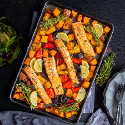 Easy Salmon Traybake