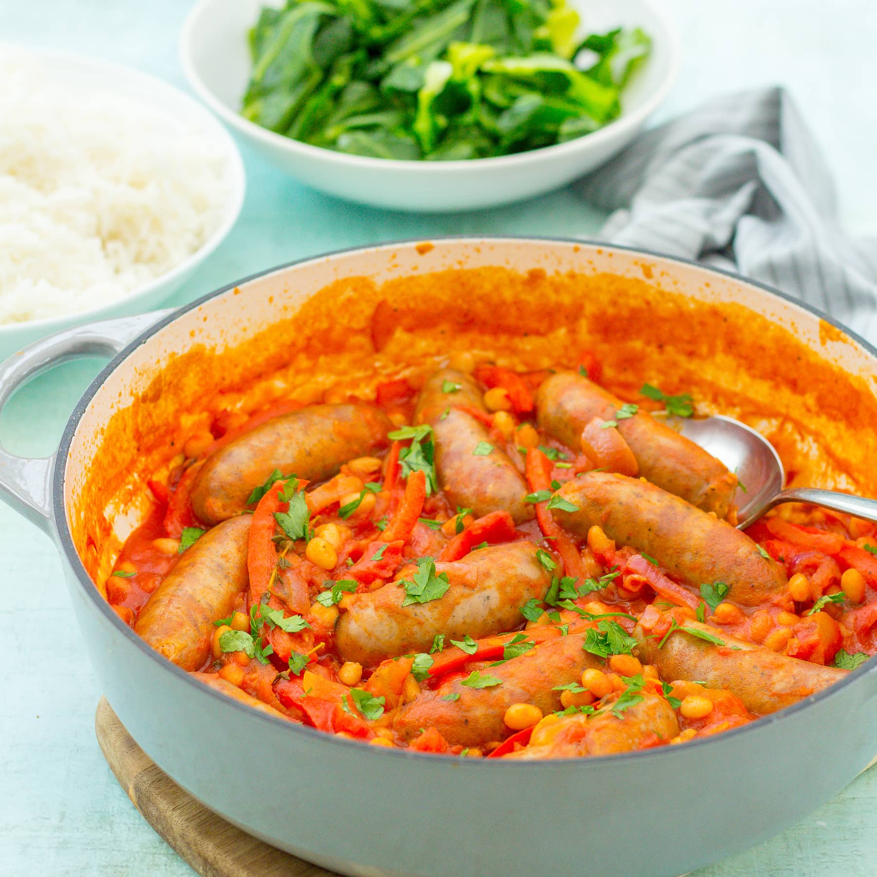 Easy One Pot Sausage Casserole