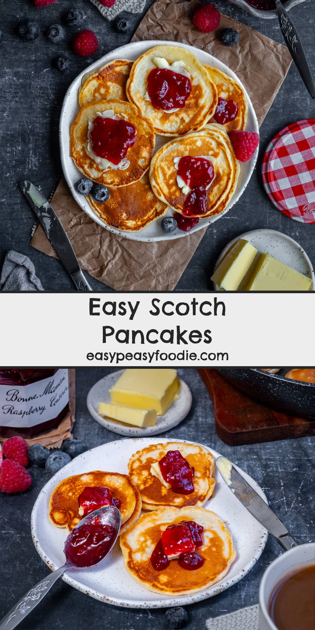 Easy Scotch Pancakes Pin