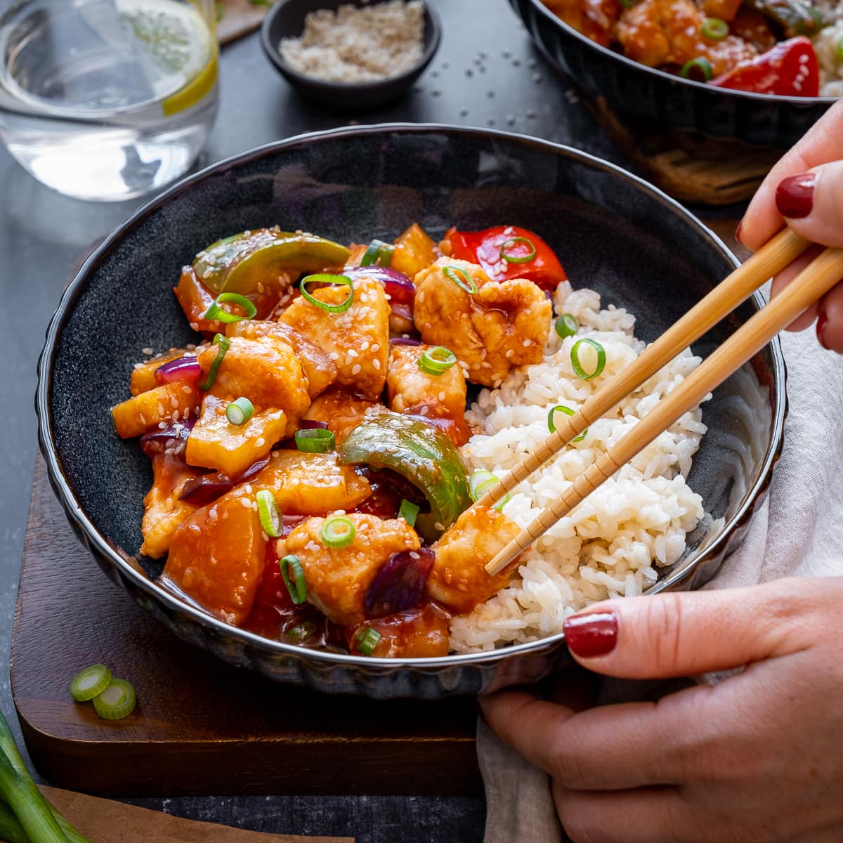 Easy Sweet and Sour Chicken (Chinese Takeaway Copycat) Hero