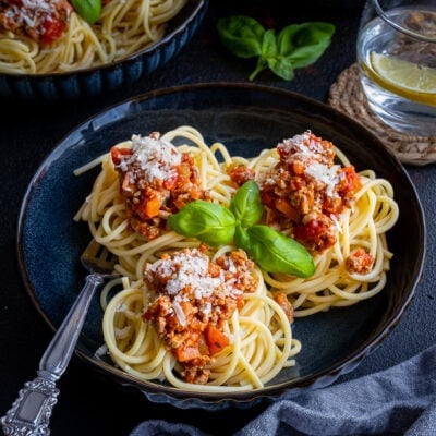 Easy Turkey Mince Bolognese