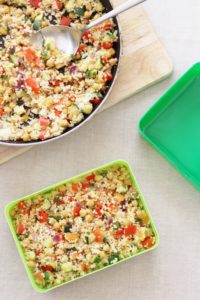 Chickpea and Apricot Couscous Salad for the Flora Lunchbox Challenge