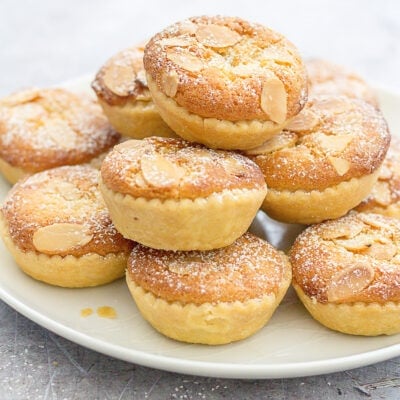 Easy Frangipane Topped Mince Pies