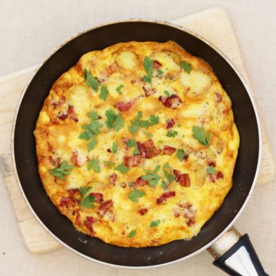 Quiche Lorraine Style Frittata