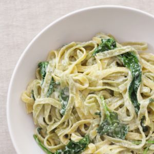 Gargano Pasta with Spinach and Blue Cheese Sauce