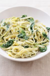 Gargano Pasta with Spinach and Blue Cheese Sauce