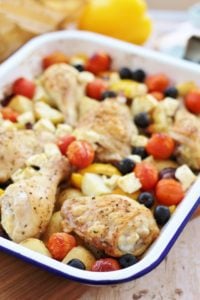 Greek Chicken Traybake with Cypriot New Potatoes