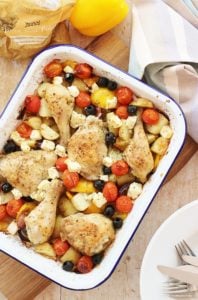 Greek Chicken Traybake with Cypriot New Potatoes