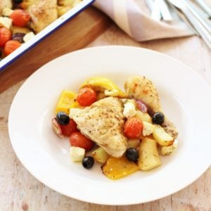 Greek Chicken Traybake with Cypriot New Potatoes