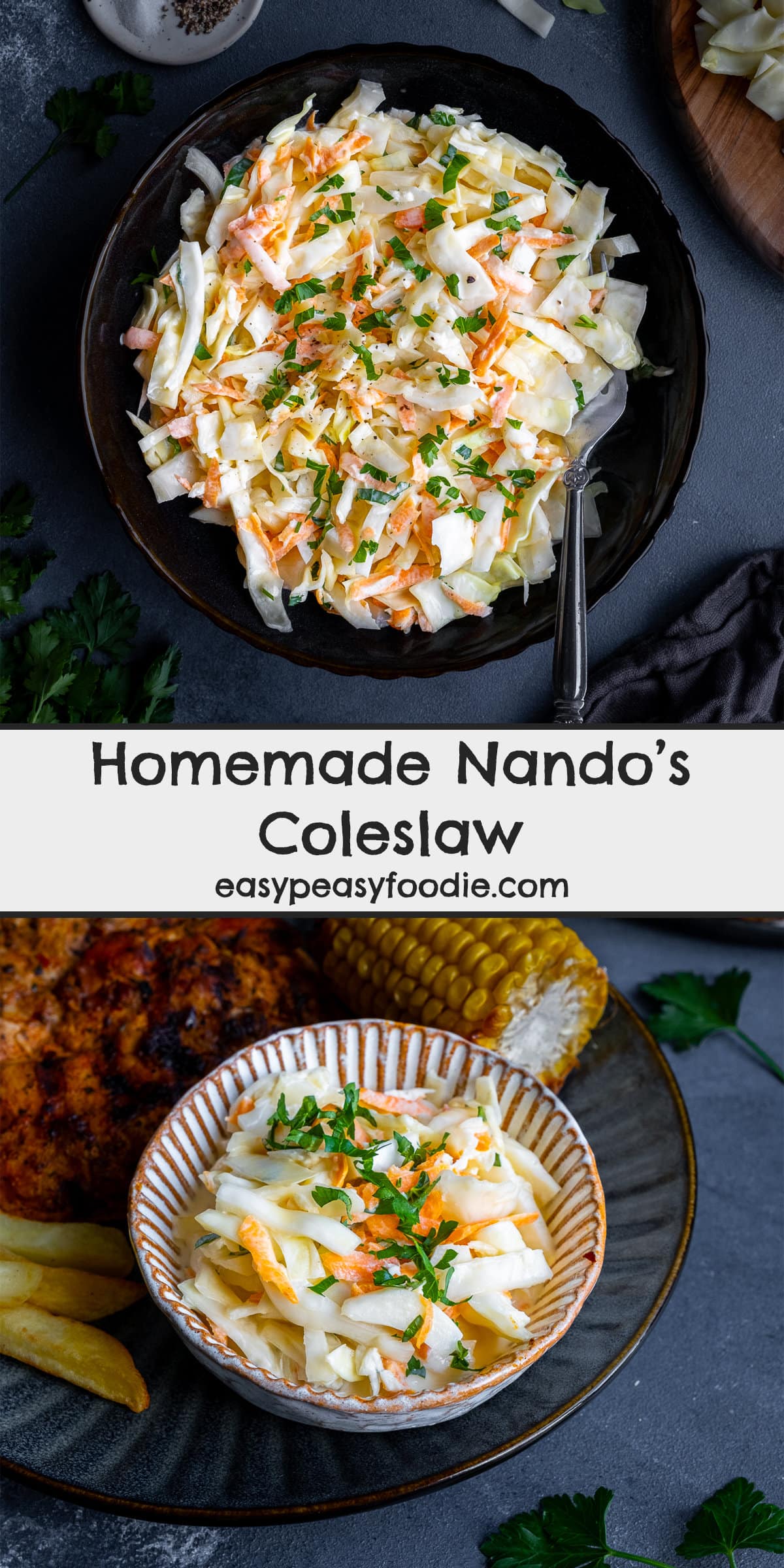 Homemade Nando’s Coleslaw Pin