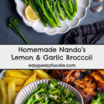 Homemade Nando’s Lemon and Garlic Broccoli Pin