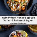 Homemade Nando’s Spiced Grains and Butternut Squash Pin