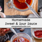 Homemade Sweet and Sour Sauce Pin