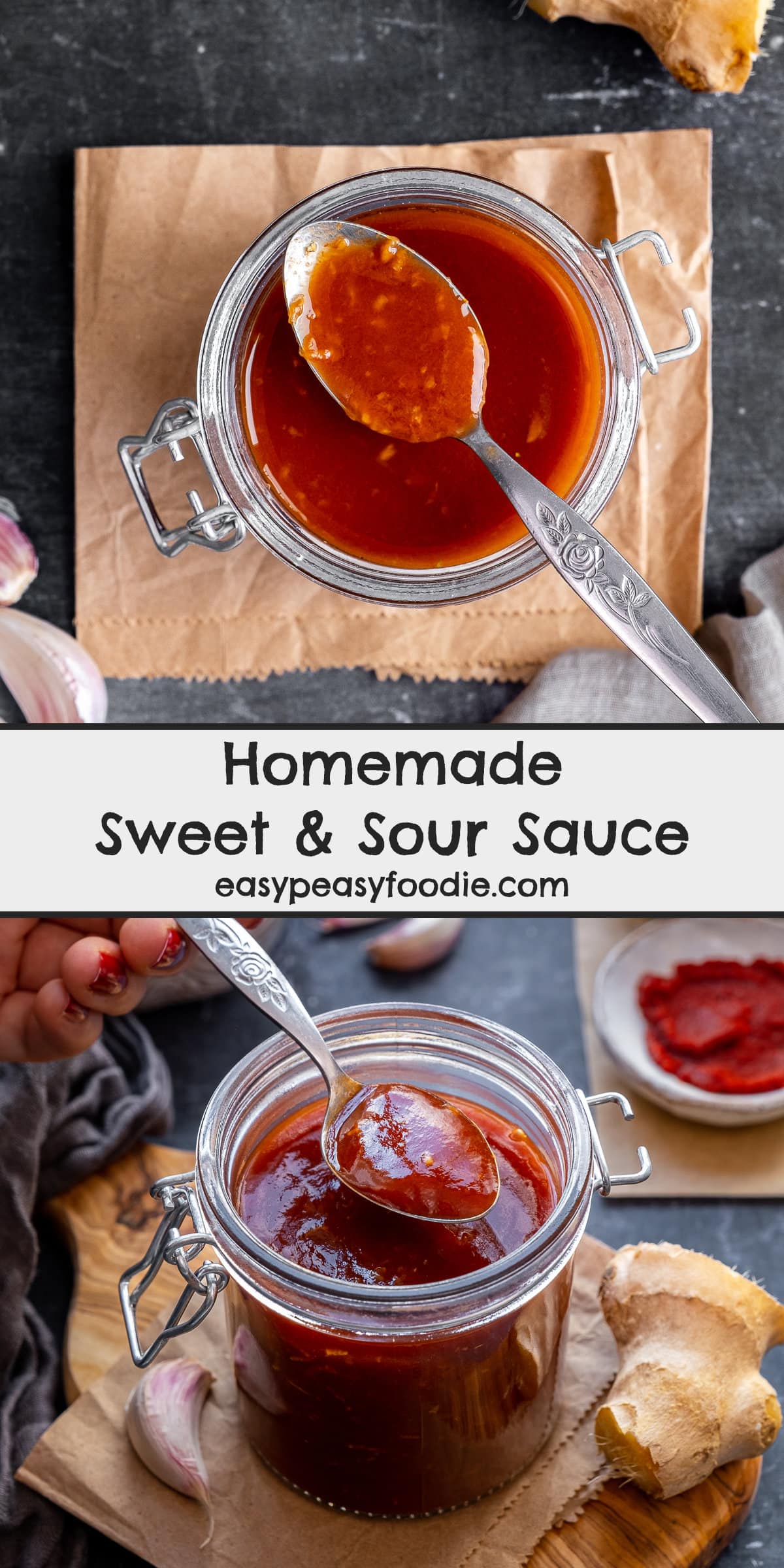 Homemade Sweet and Sour Sauce Pin