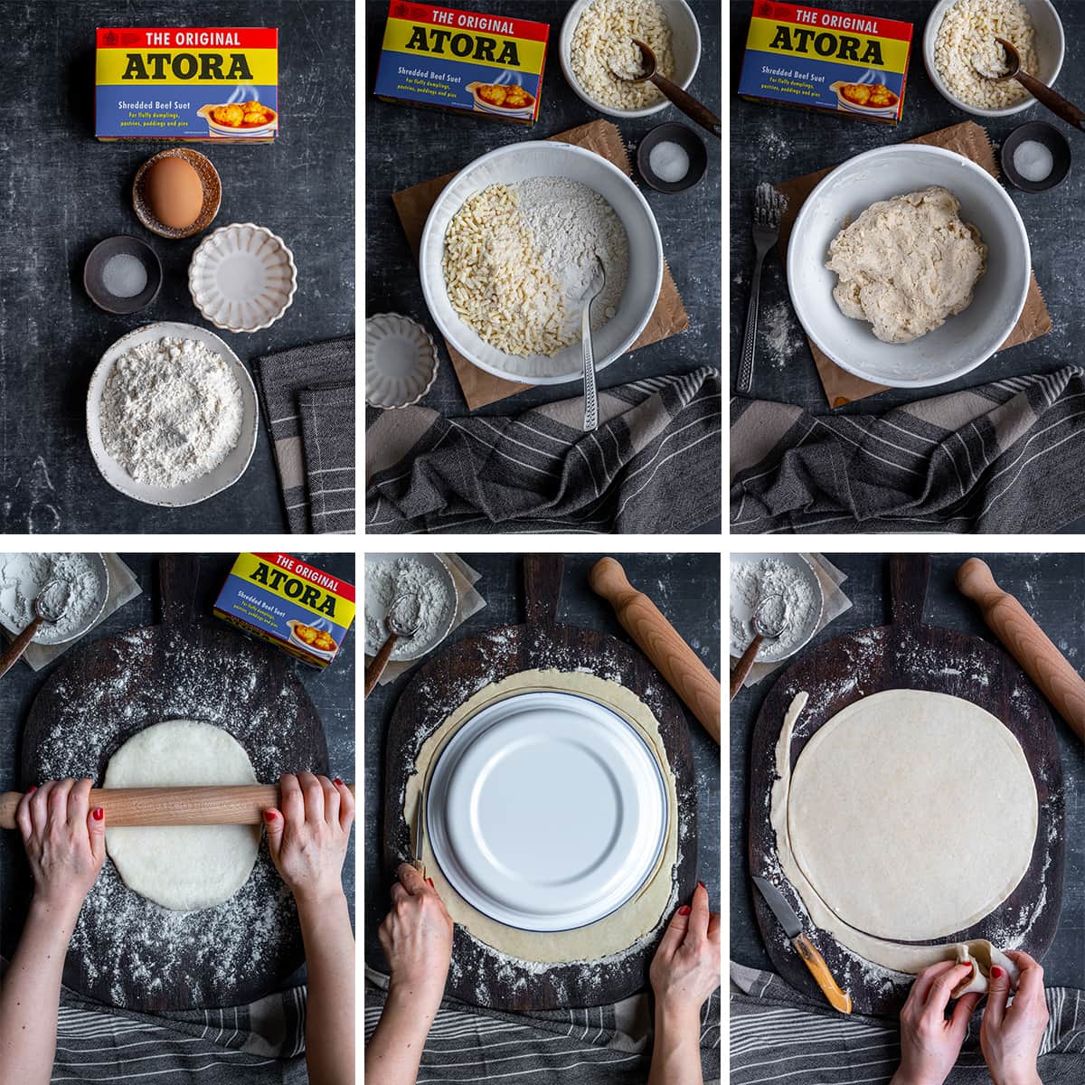 How To Make Suet Crust Pastry Collage