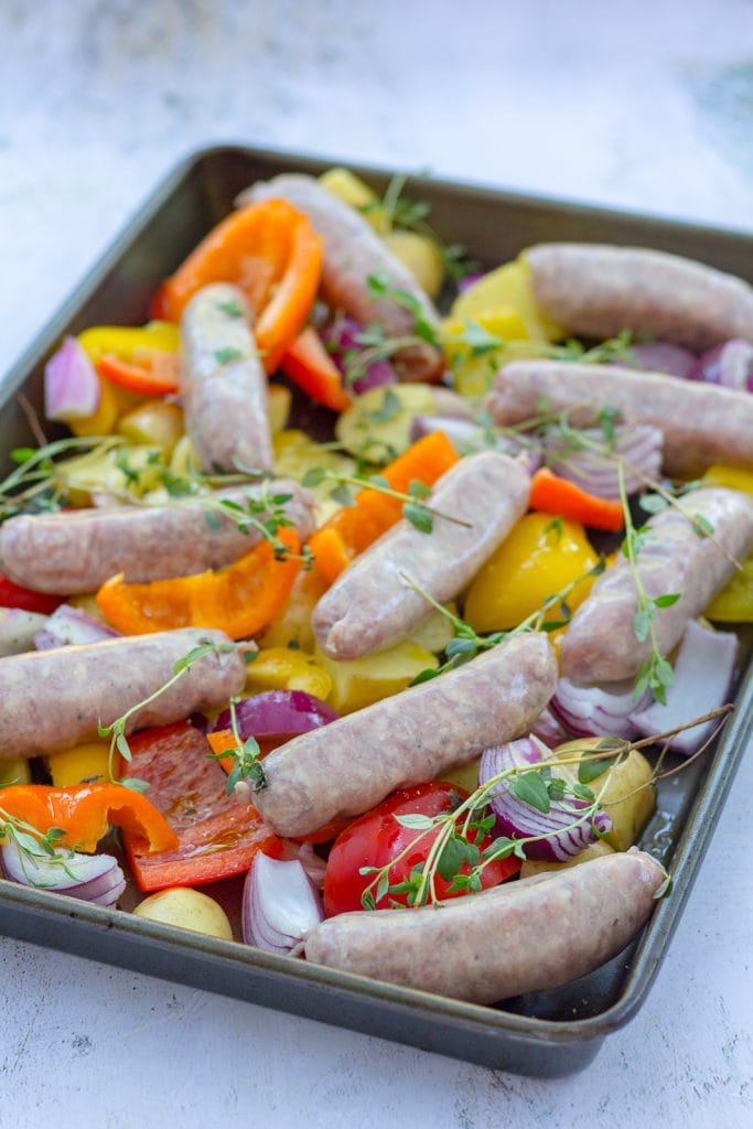 Easy Sausage Traybake