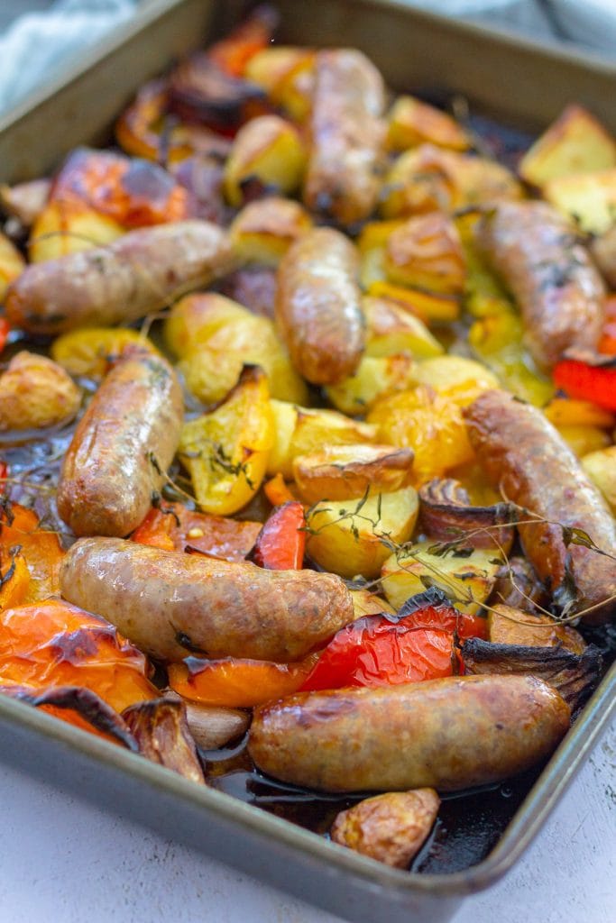 Easy Sausage Traybake