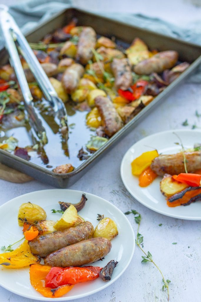 Easy Sausage Traybake