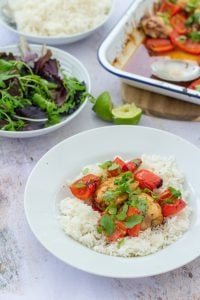 Sticky Chicken Traybake inspired by Mary Berry