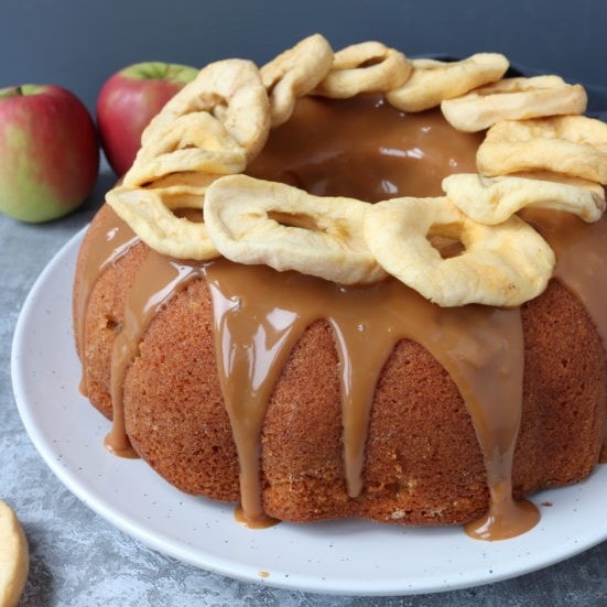 Spiced Caramel Apple Bundt Cake