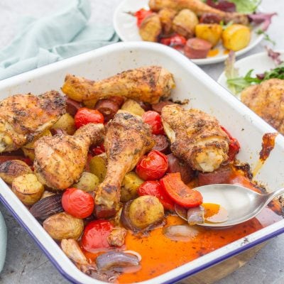 Easy Spanish Chicken Traybake