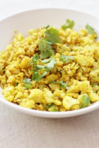 Indian Spiced Cauliflower Rice