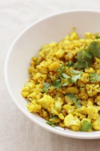 Indian Spiced Cauliflower Rice